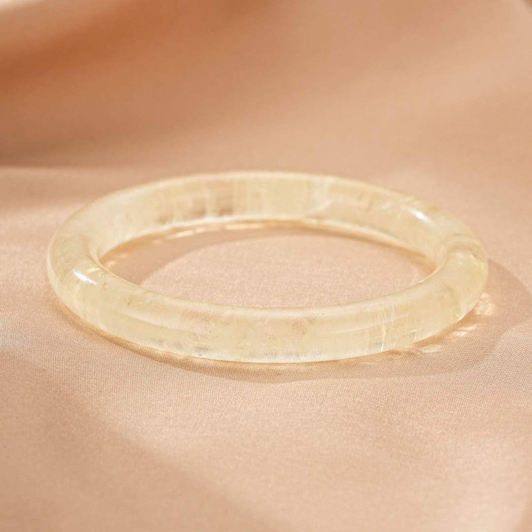 Bracelet Jonc Citrine – Rayonnement Intérieur