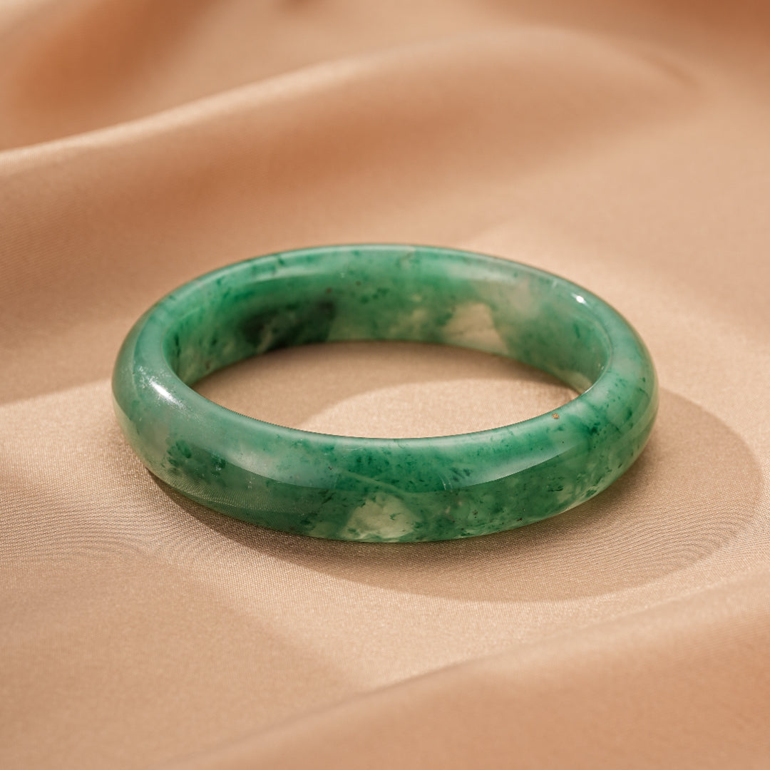 Bracelet Jonc Jade – Éveil Doux