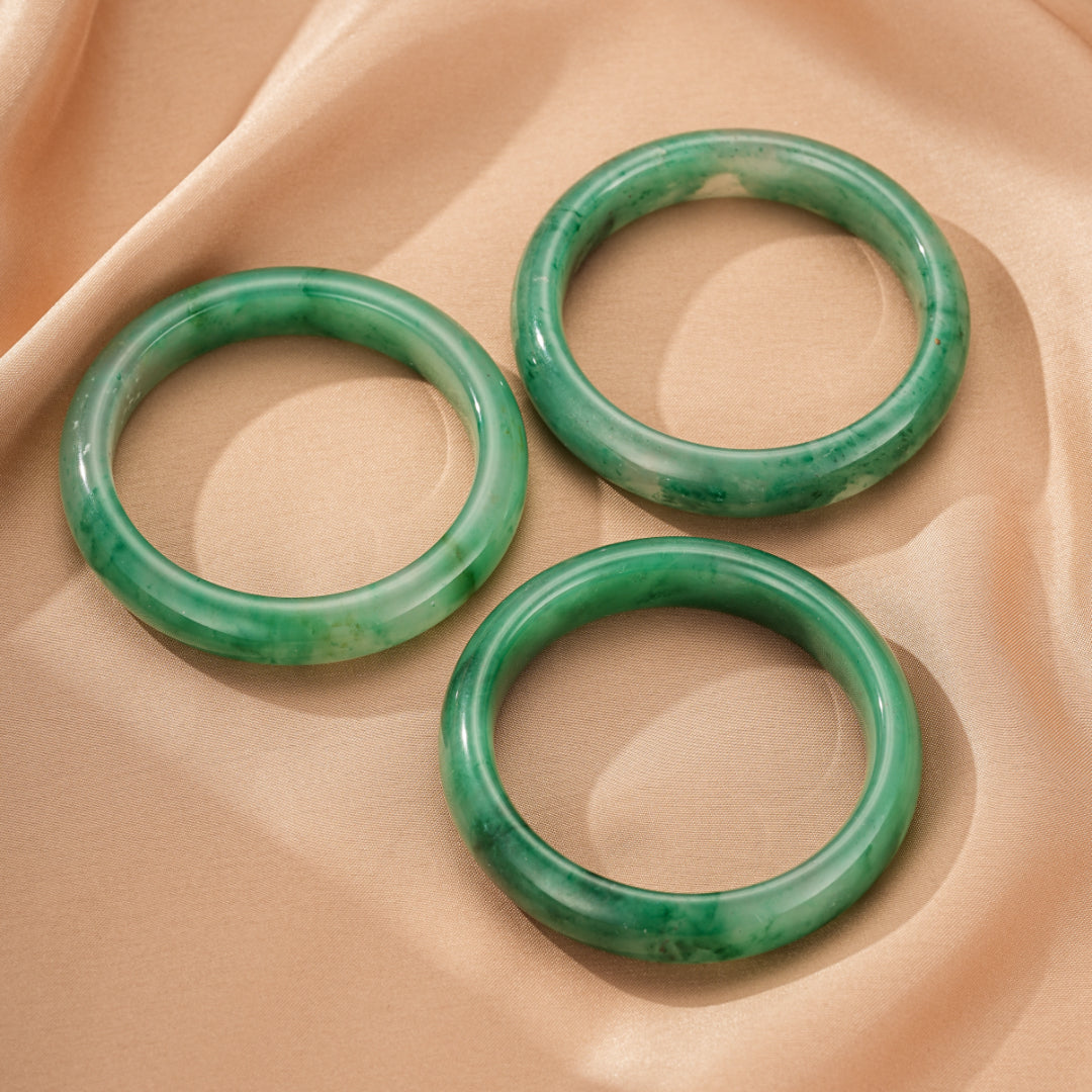 Bracelet Jonc Jade – Éveil Doux