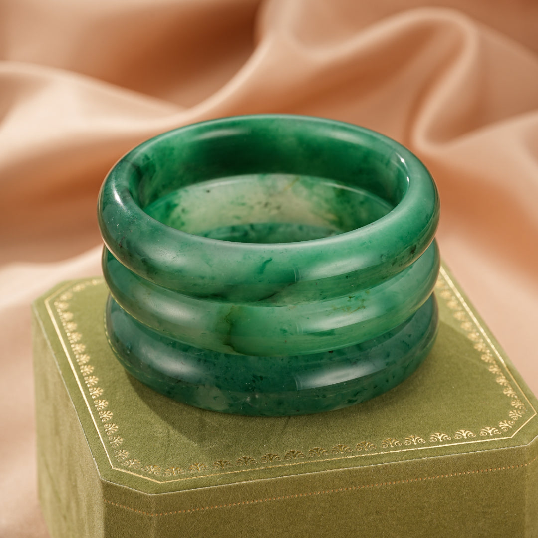 Bracelet Jonc Jade – Éveil Doux