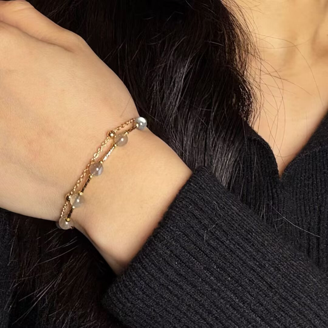 Bracelet Labradorite – Magie Lunaire