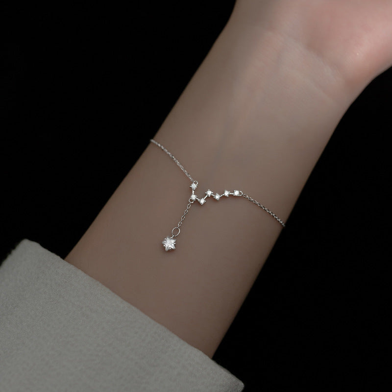Bracelet Lune et Étoile – Septentrion, Argent 925