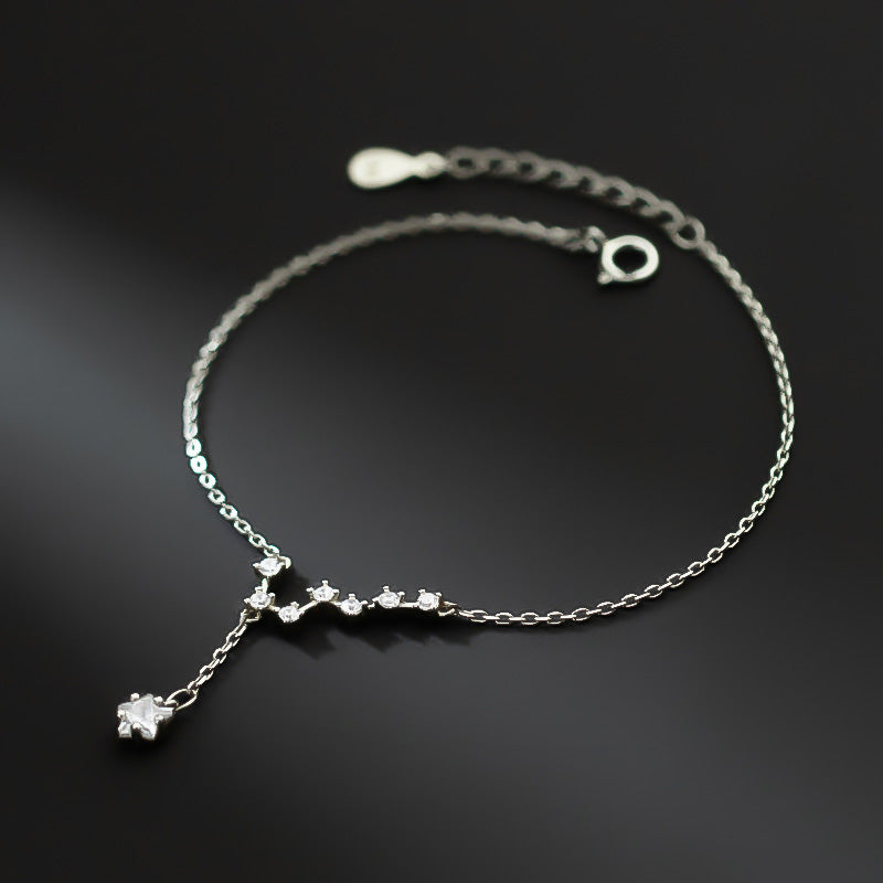 Bracelet Lune et Étoile – Septentrion, Argent 925