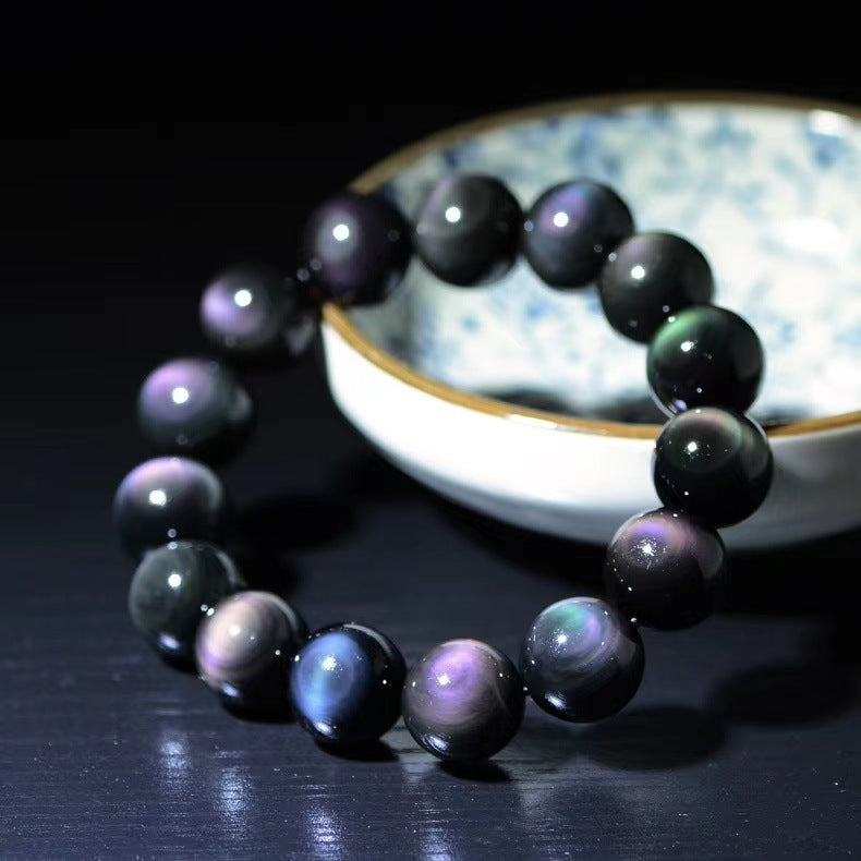 Bracelet Obsidienne Arc-en-ciel – Vitalité