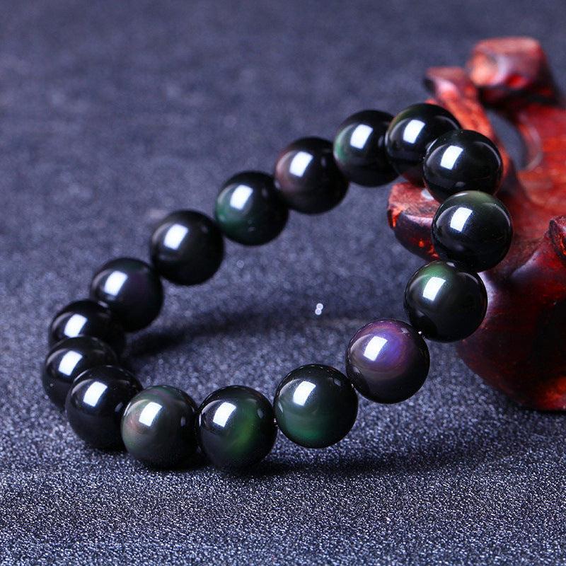 Bracelet Obsidienne Arc-en-ciel – Vitalité