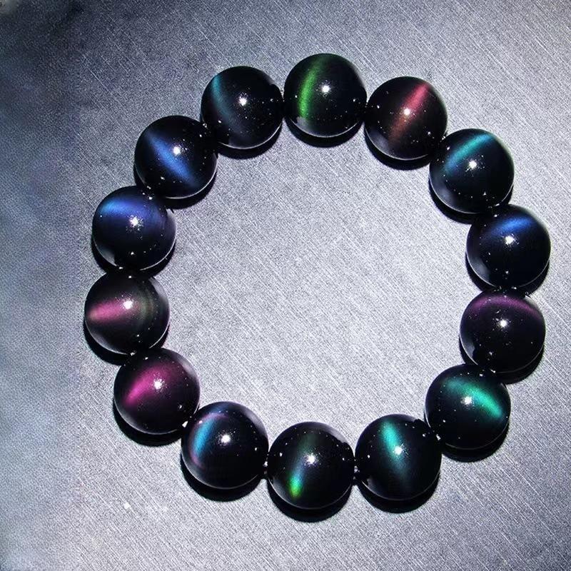 Bracelet Obsidienne Arc-en-ciel – Vitalité