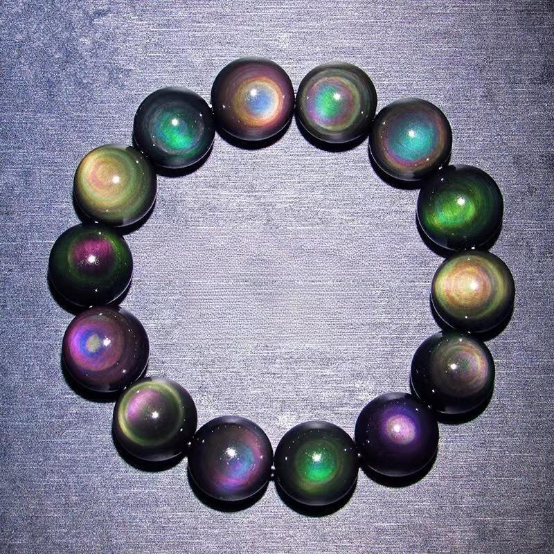 Bracelet Obsidienne Arc-en-ciel – Vitalité