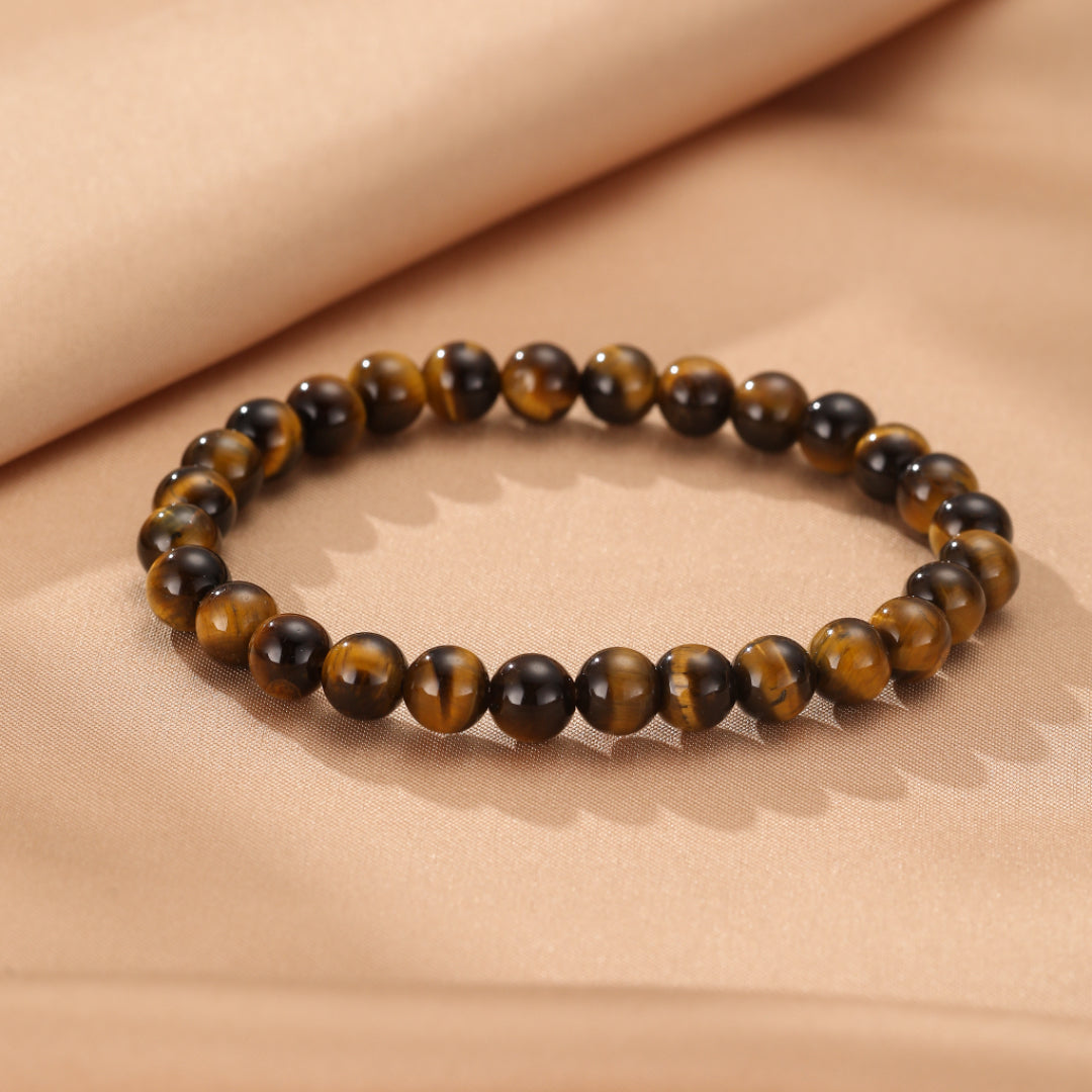 Bracelet Œil de Tigre – Force Ancestrale