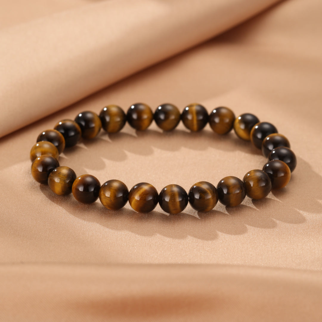 Bracelet Œil de Tigre – Force Ancestrale