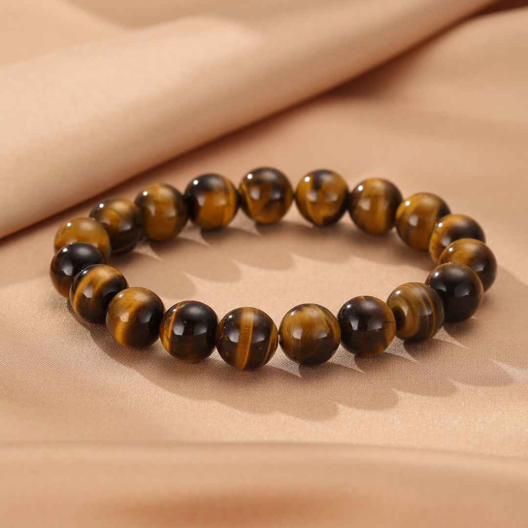 Bracelet Œil de Tigre – Force Ancestrale