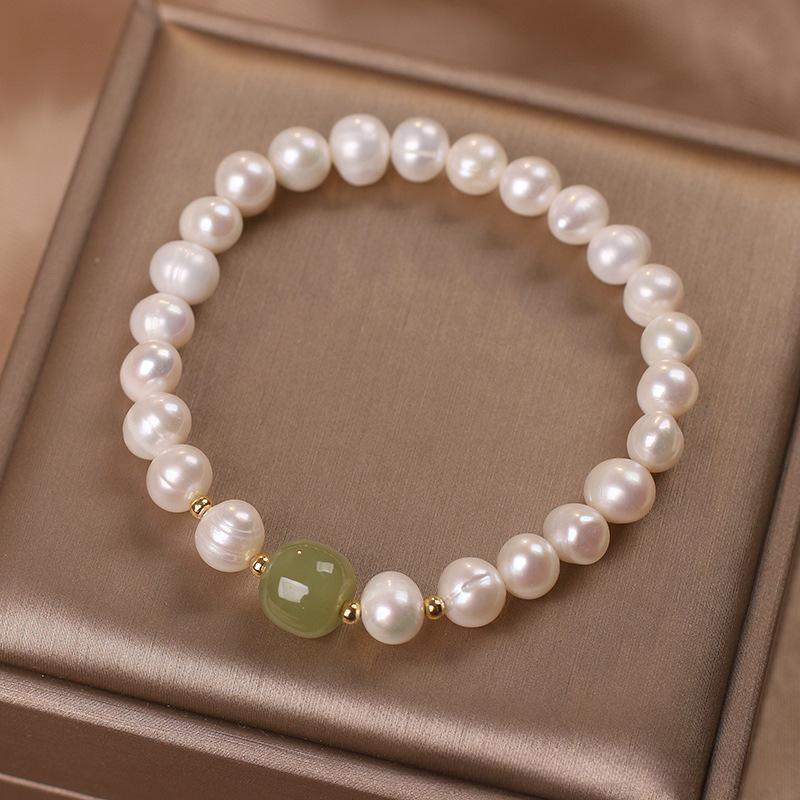Bracelet Perle et Jade – Apaisement