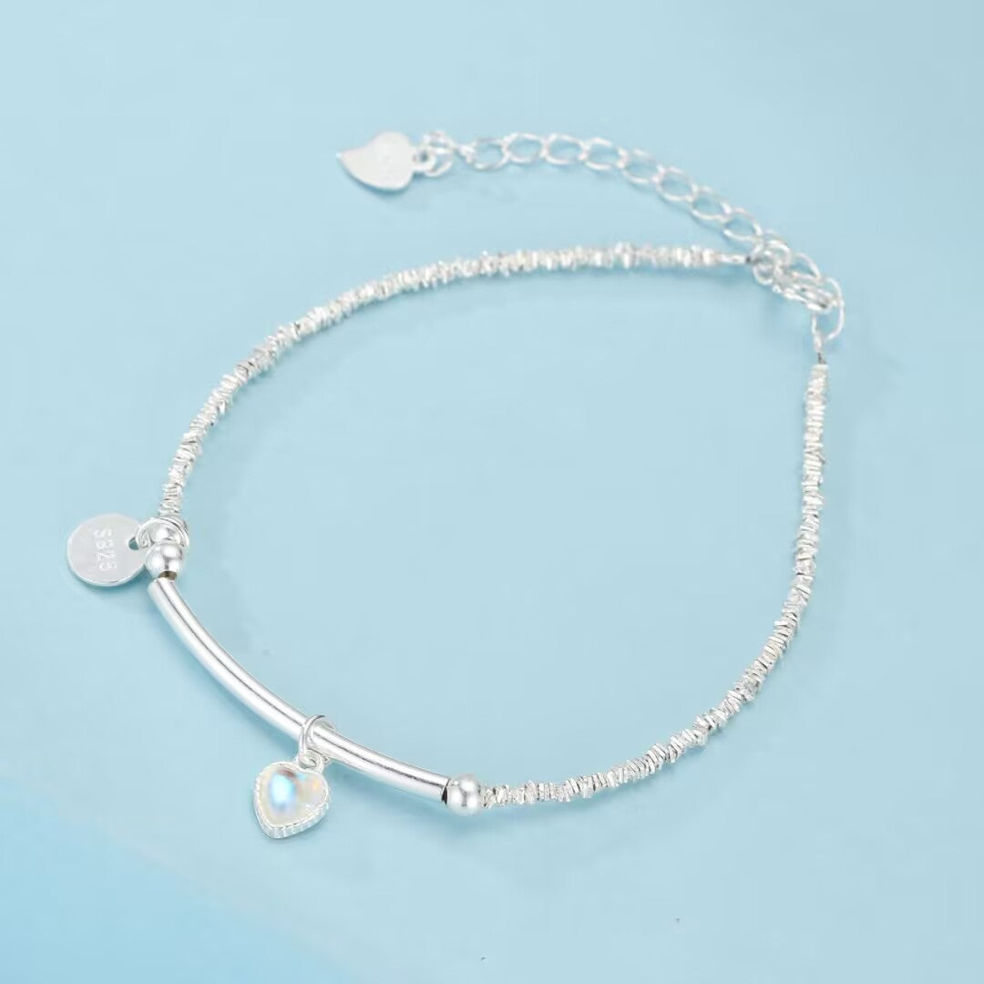 Bracelet Pierre de Lune – Perle de Lune, Argent