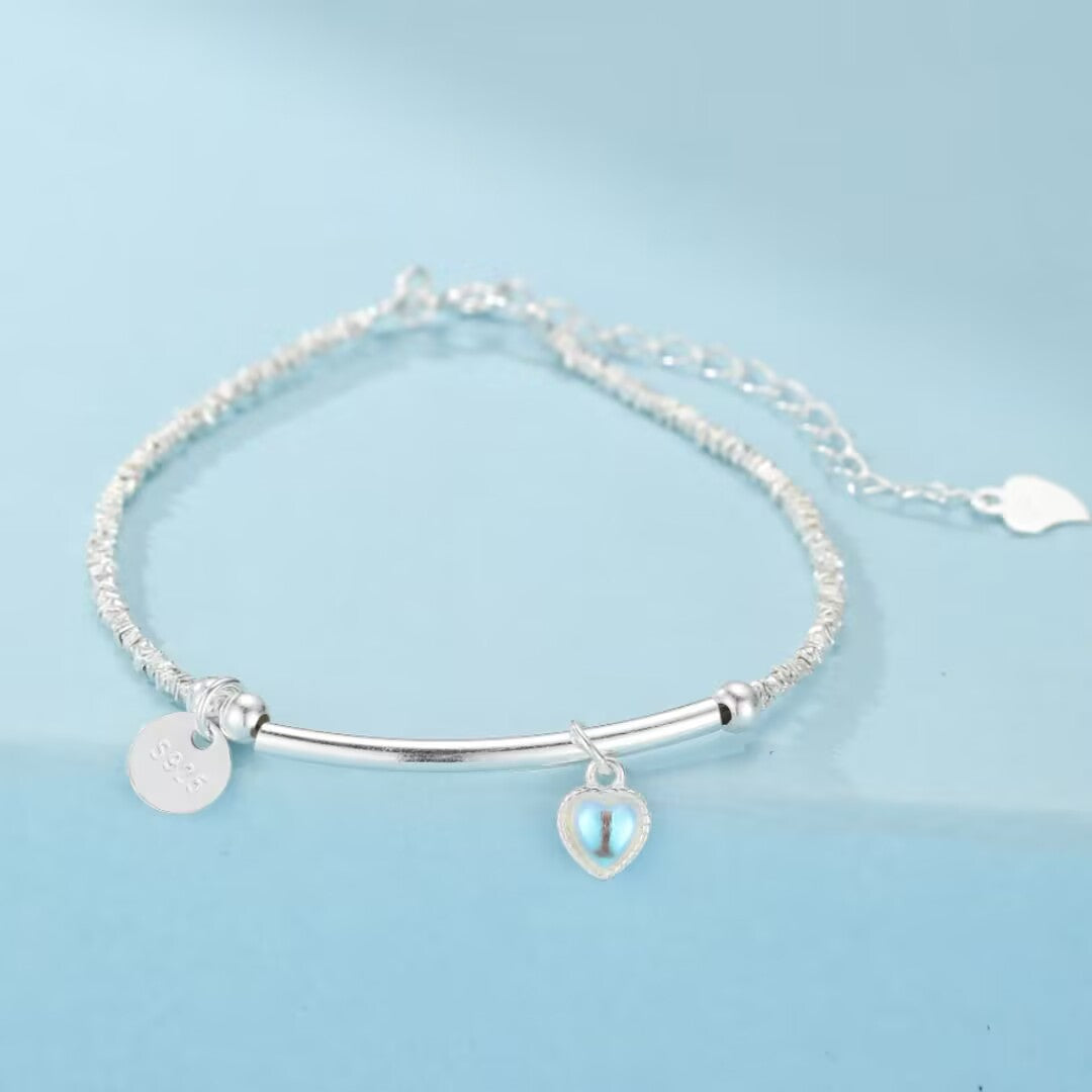Bracelet Pierre de Lune – Perle de Lune, Argent