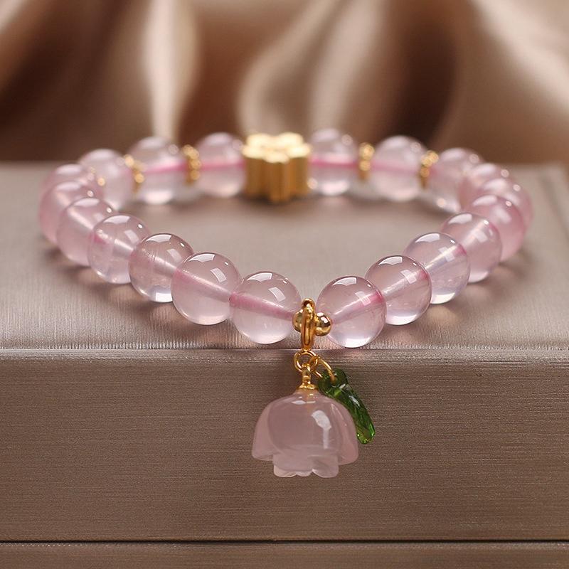 Bracelet Quartz Rose – Amour de Cerise