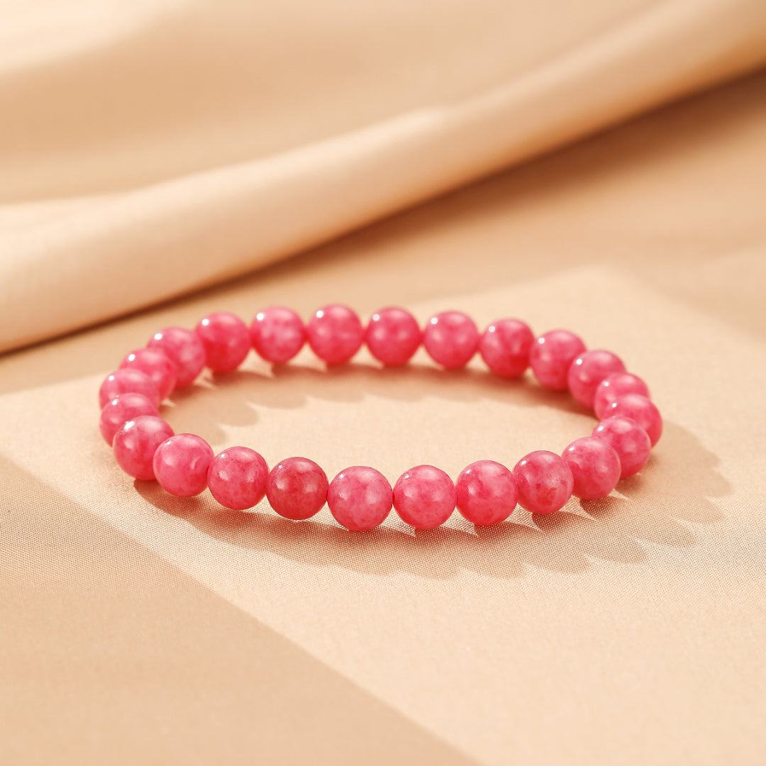 Bracelet Rhodonite – Douceur Émotionnelle
