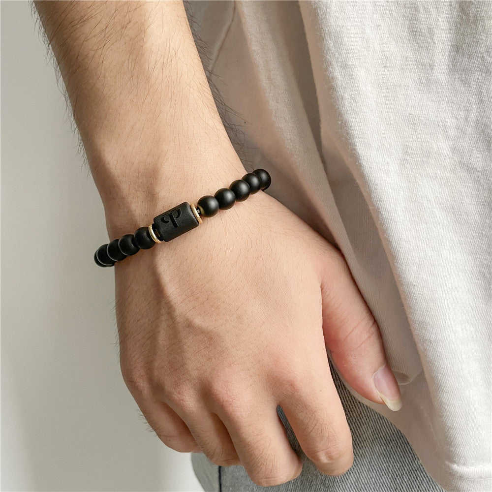 Bracelet Signe Astrologique en Onyx – Protection Astrale