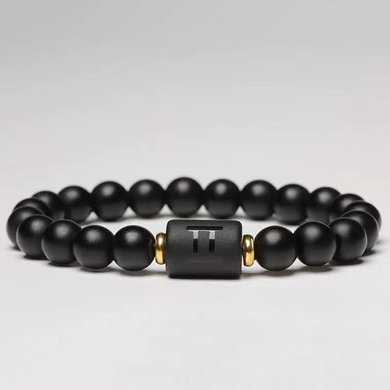 Bracelet Signe Astrologique en Onyx – Protection Astrale
