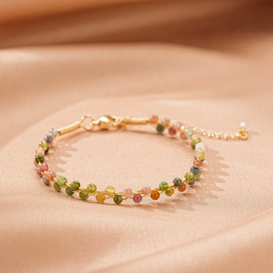 Bracelet Tourmaline – Éclats Arc-en-Ciel