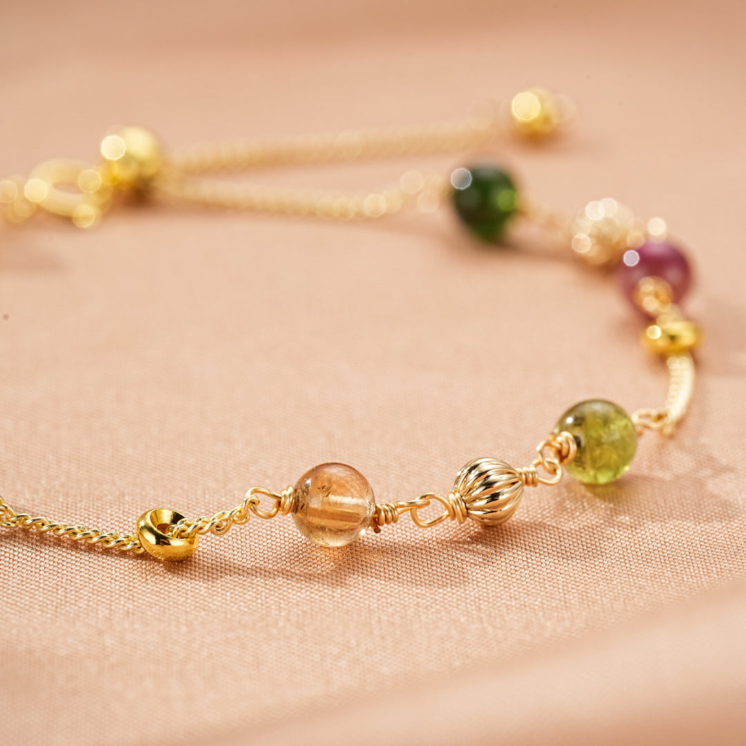 Bracelet Tourmaline – Vibrations Arc-en-Ciel