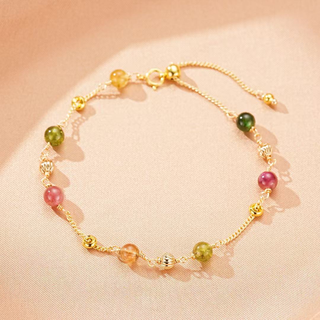 Bracelet Tourmaline – Vibrations Arc-en-Ciel