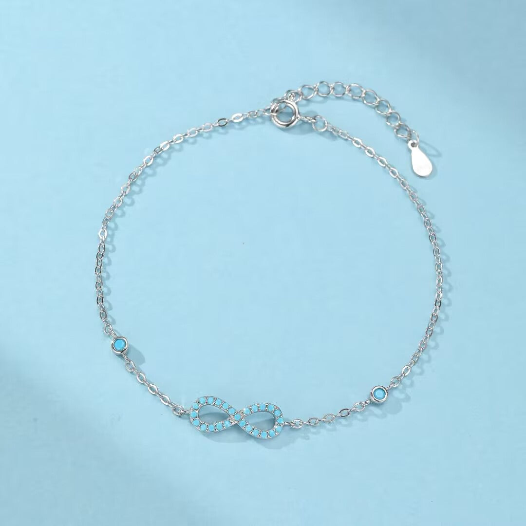Bracelet Turquoise – Souffle d’Écume, Argent 925