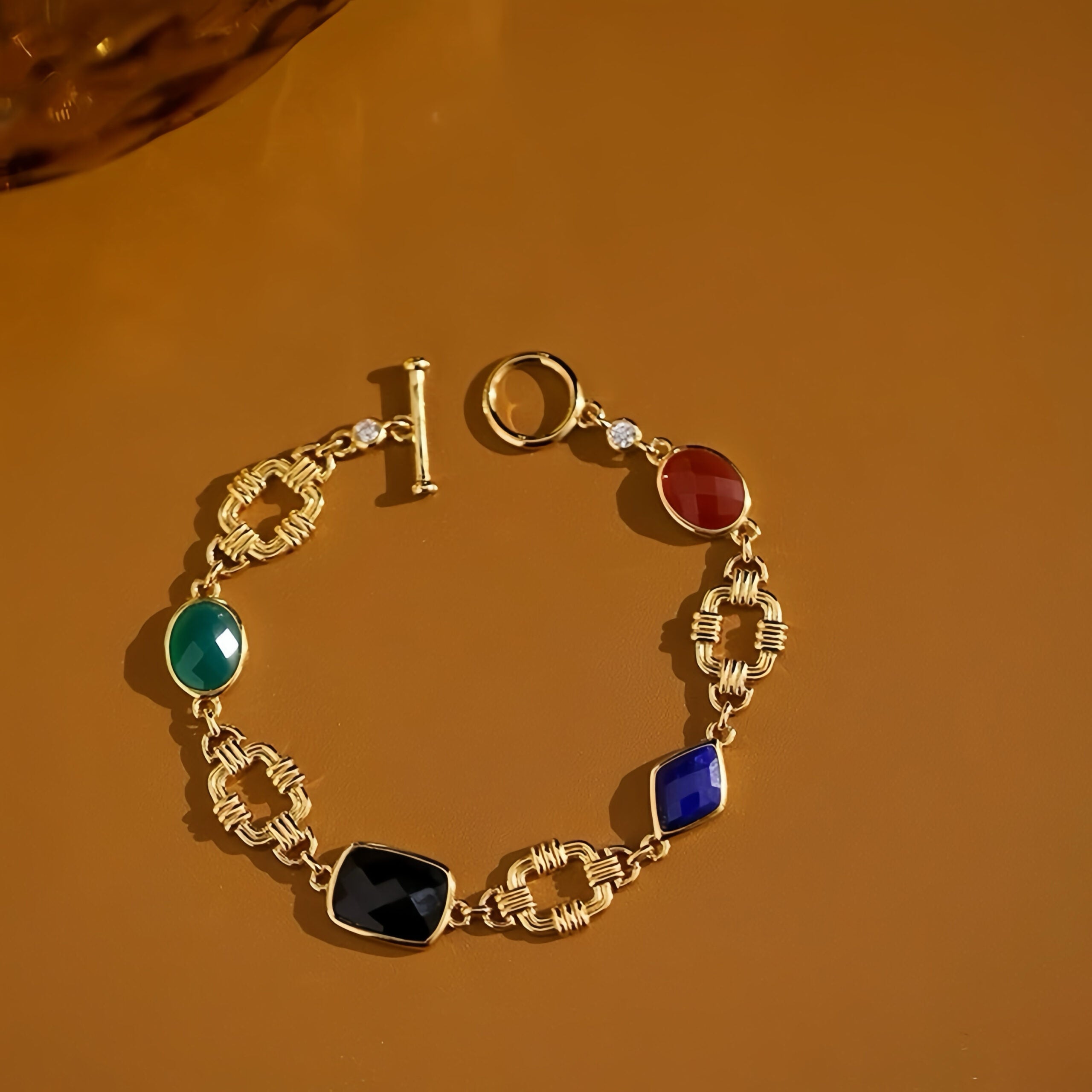 Bracelet Vintage – Promesse, Argent Plaqué Or