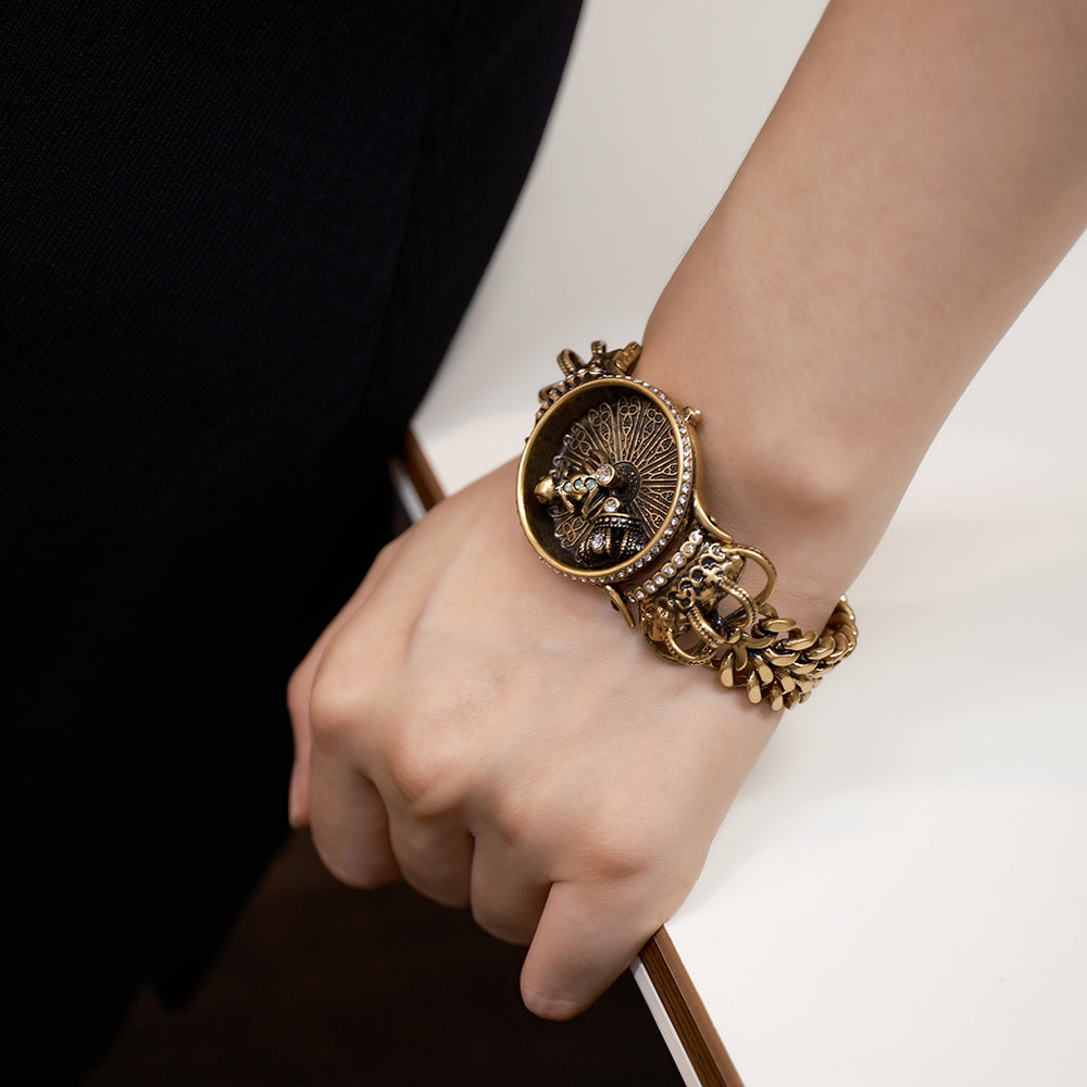 Vintage Zircon Bracelet â Frog King