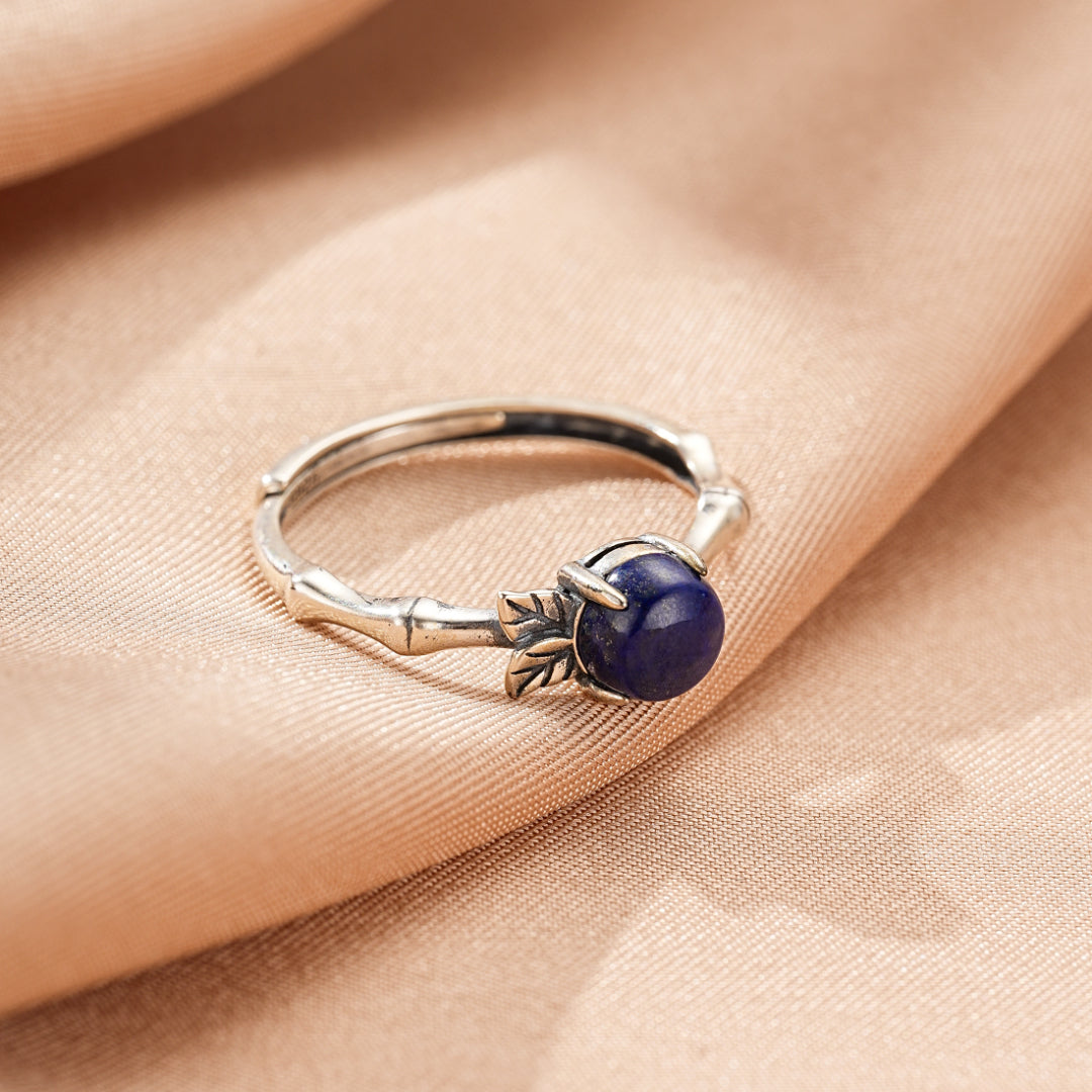 Bague Lapis-Lazuli – Racines Intérieures, Argent
