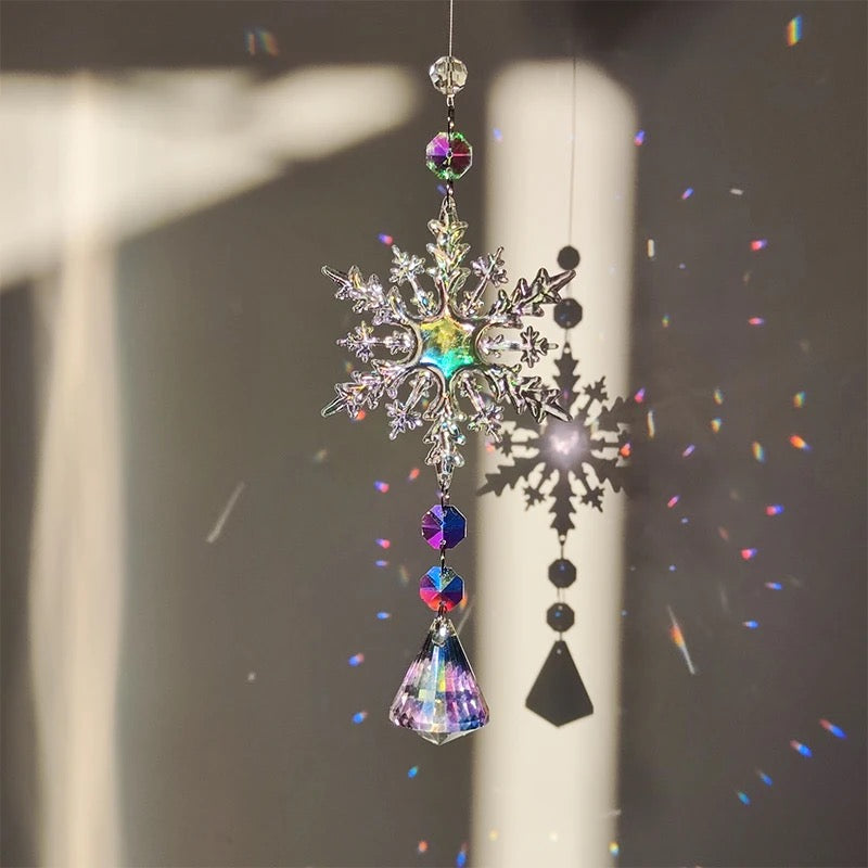 Capteur de Soleil en Cristal – Flocon Enchanté