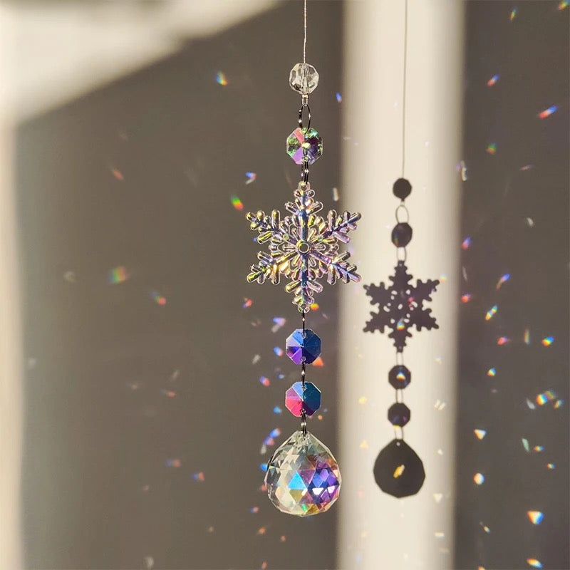 Capteur de Soleil en Cristal – Flocon Enchanté