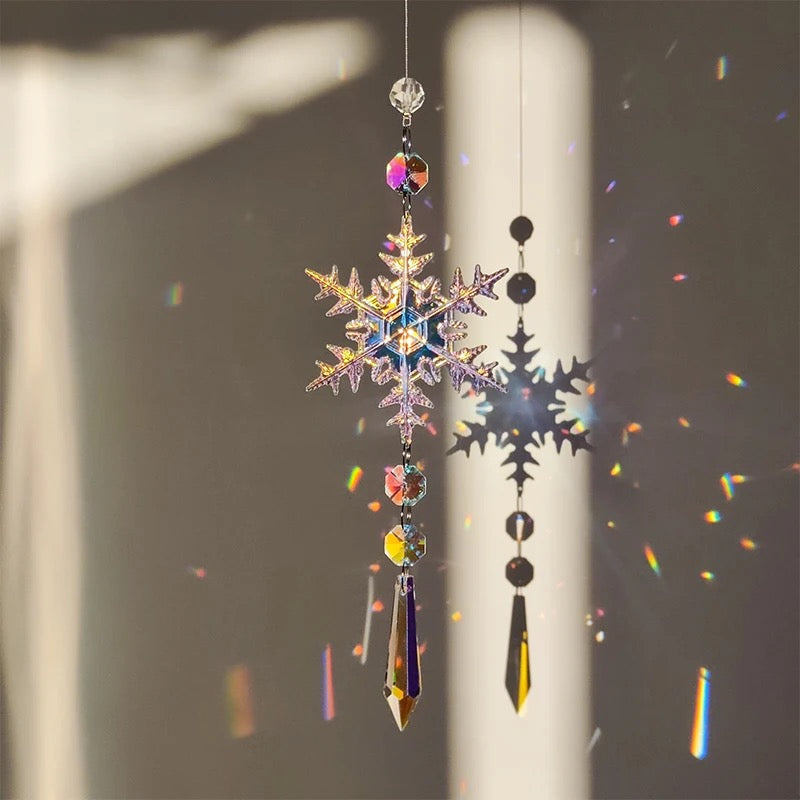 Capteur de Soleil en Cristal – Flocon Enchanté