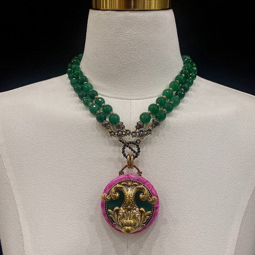 Collier Agate – Poisson de Nuage