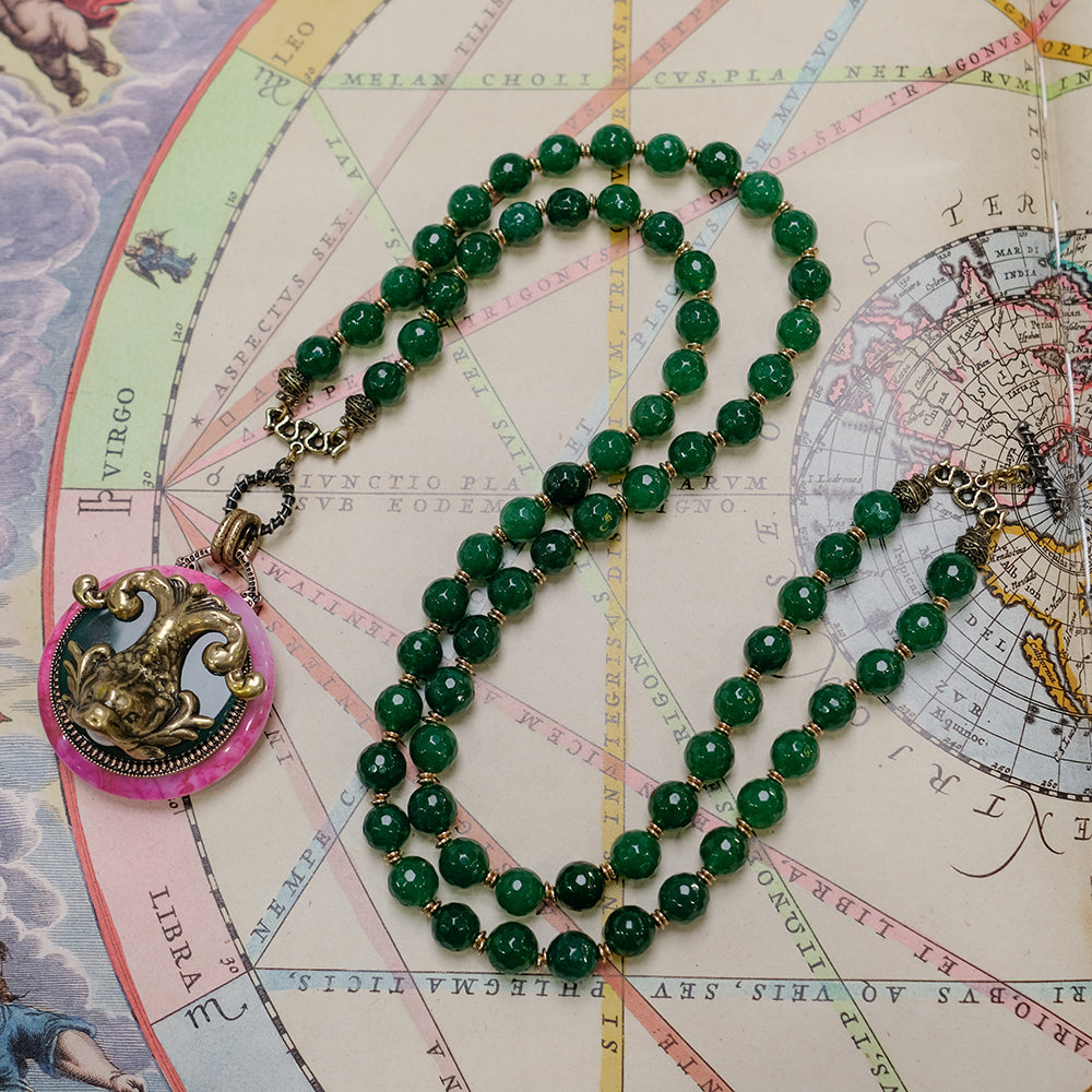 Collier Agate – Poisson de Nuage