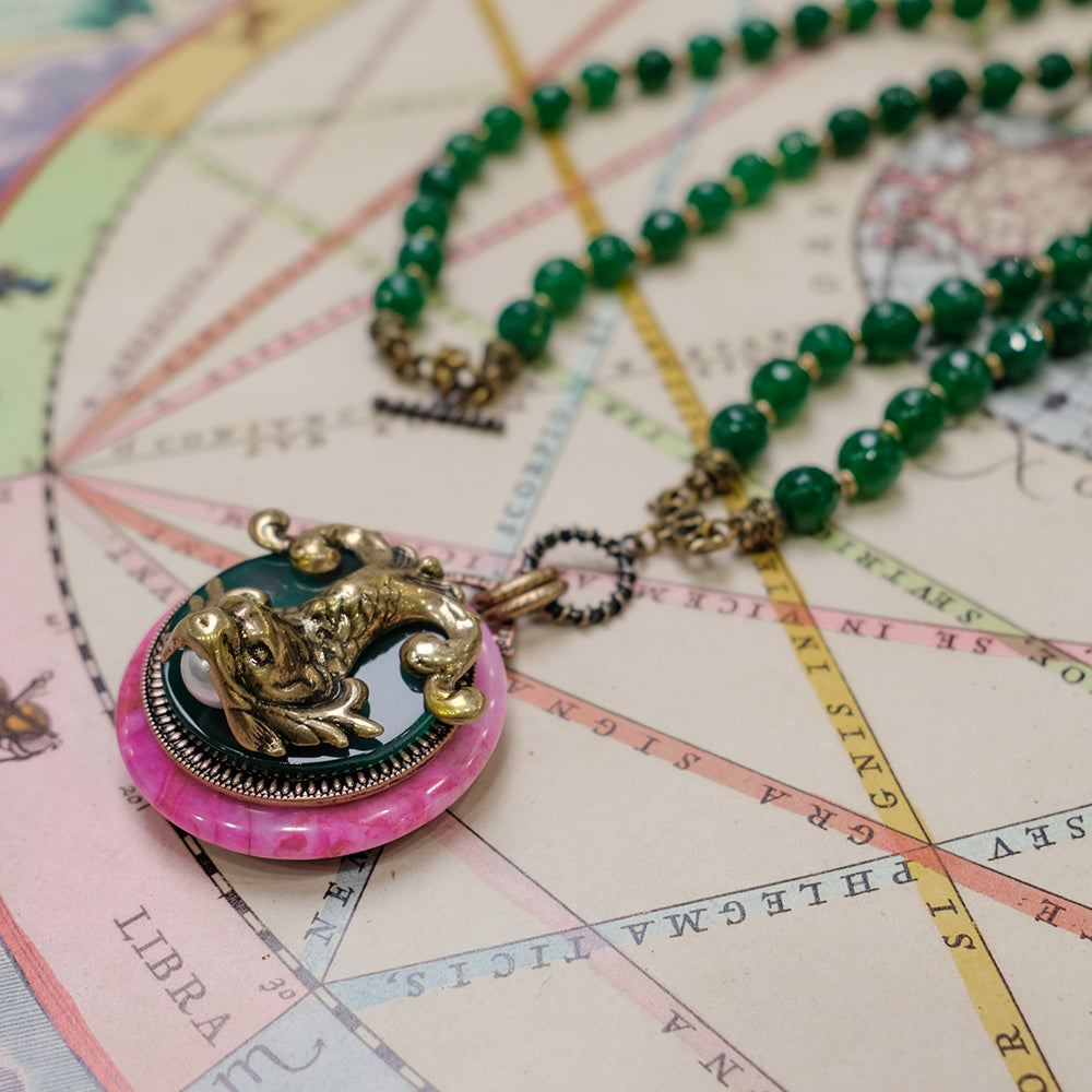 Collier Agate – Poisson de Nuage