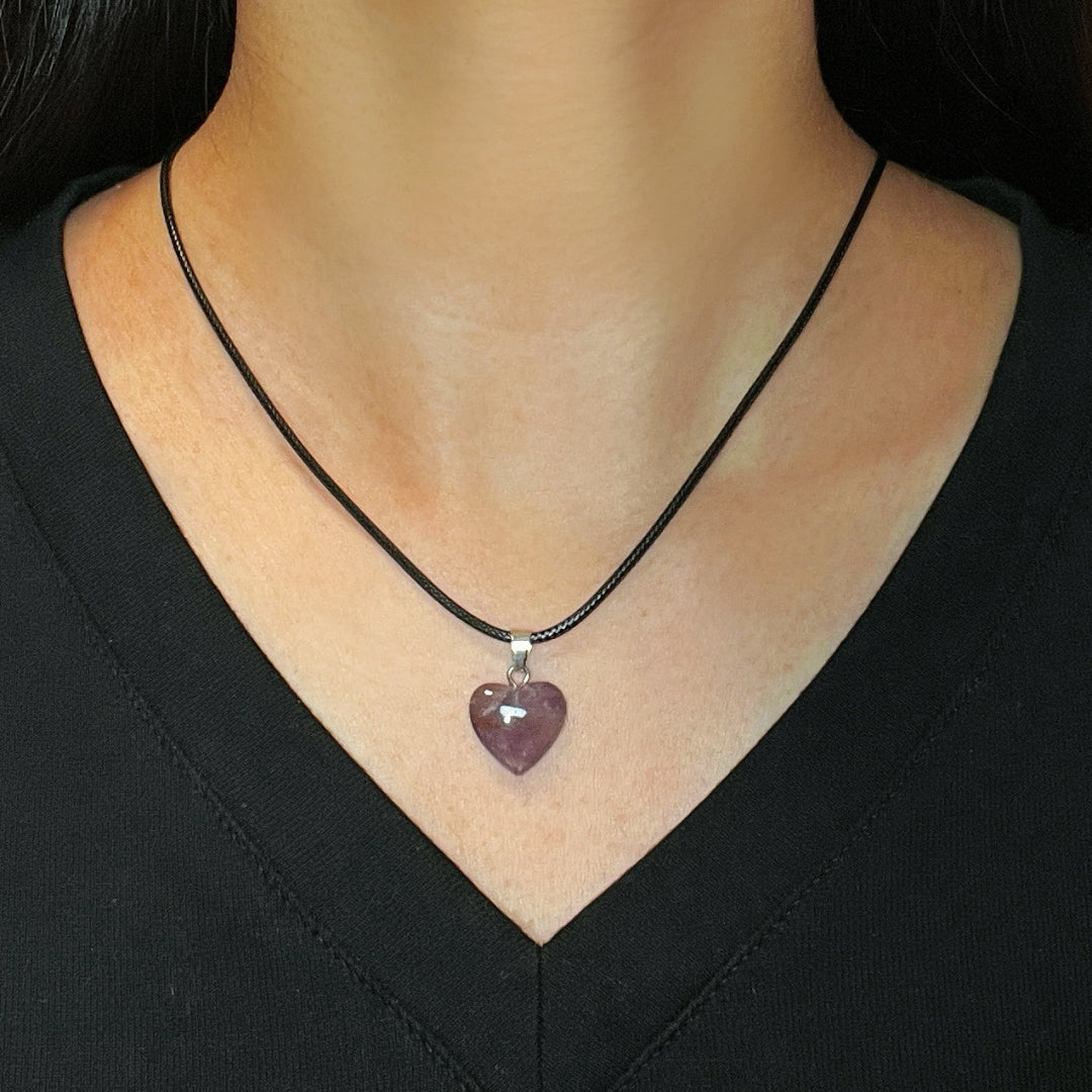 Amethyst Necklace – Intuitive Heart