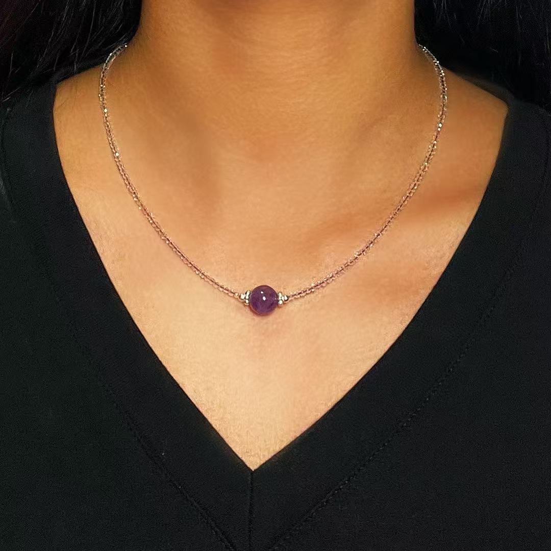 Collier Améthyste – Sagesse Intérieure