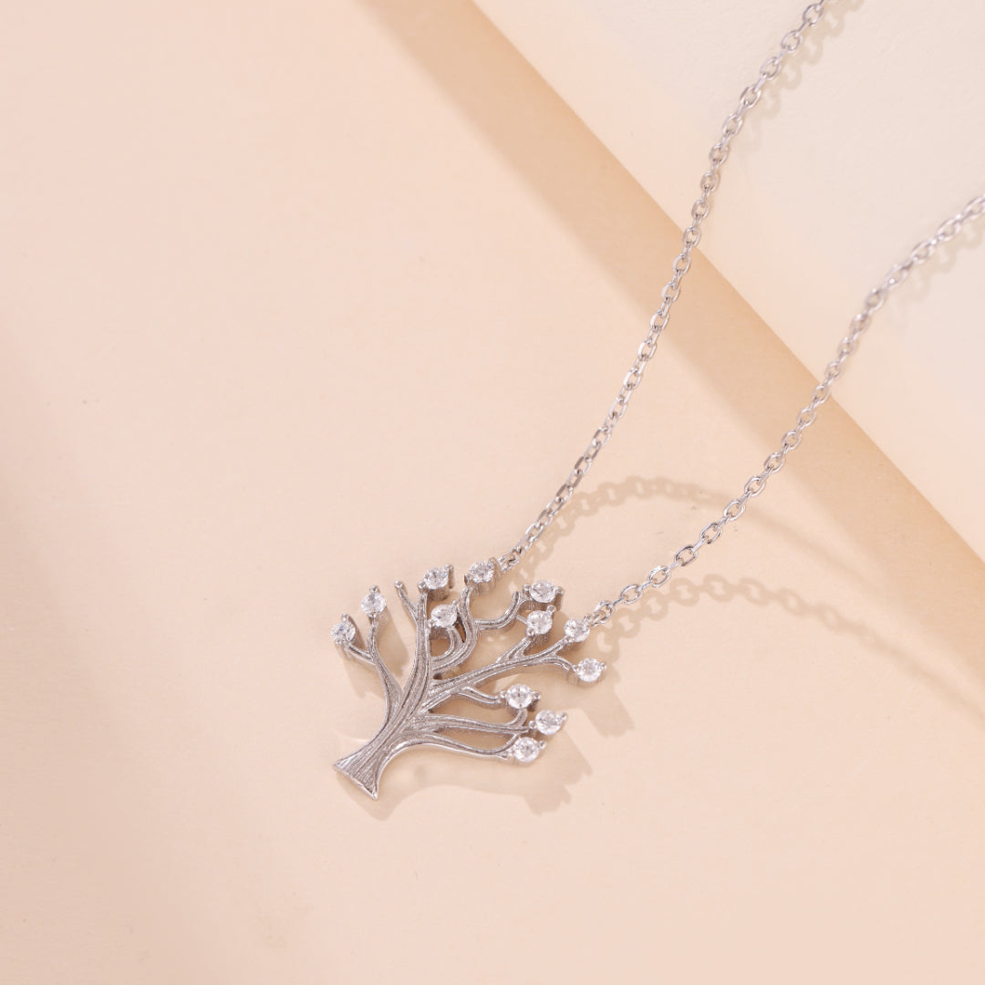 Collier Arbre de Vie – Éveil Lumineux, Argent 925
