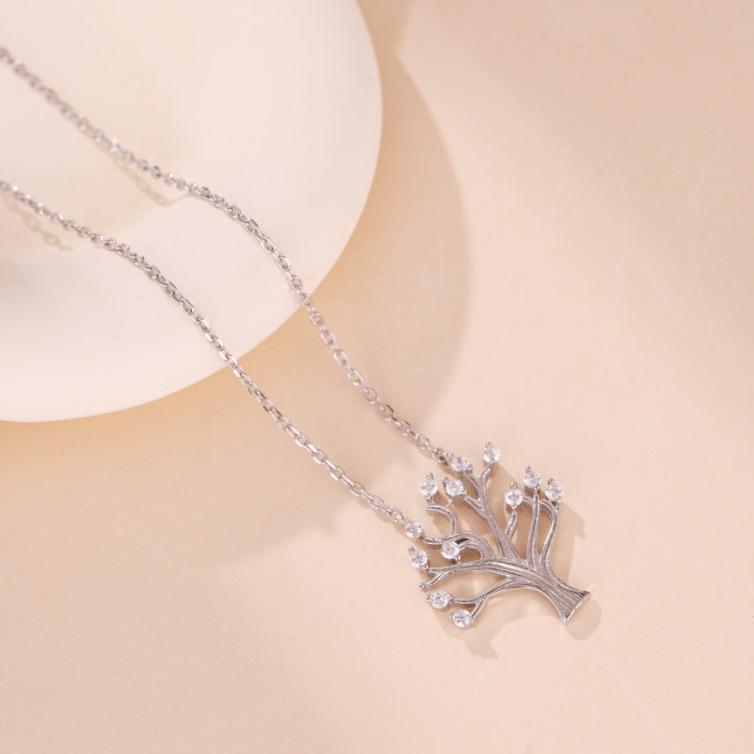Collier Arbre de Vie – Éveil Lumineux, Argent 925