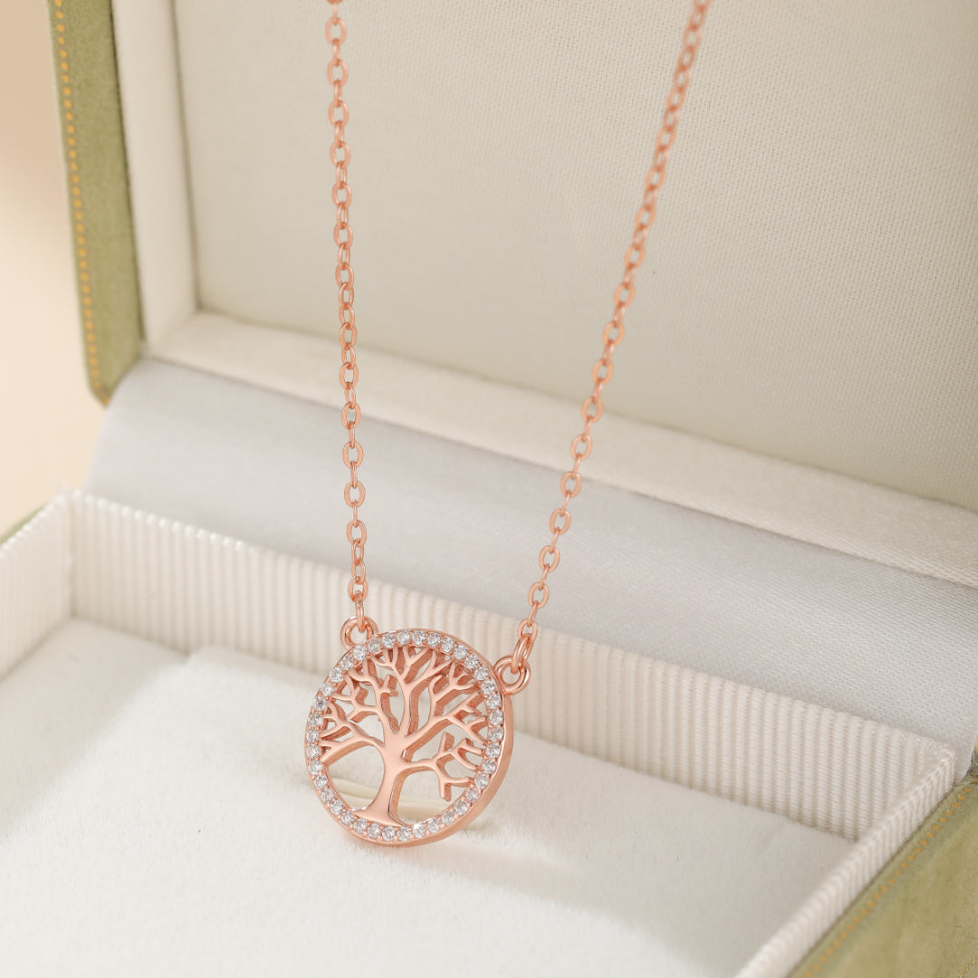 Collier Arbre de Vie – Racines de Sagesse, Argent 925