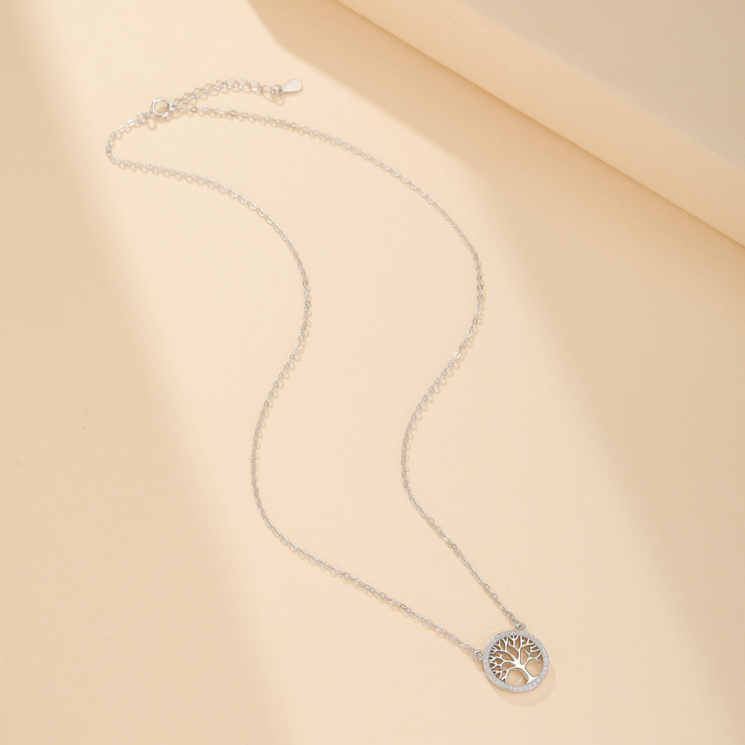 Collier Arbre de Vie – Racines de Sagesse, Argent 925