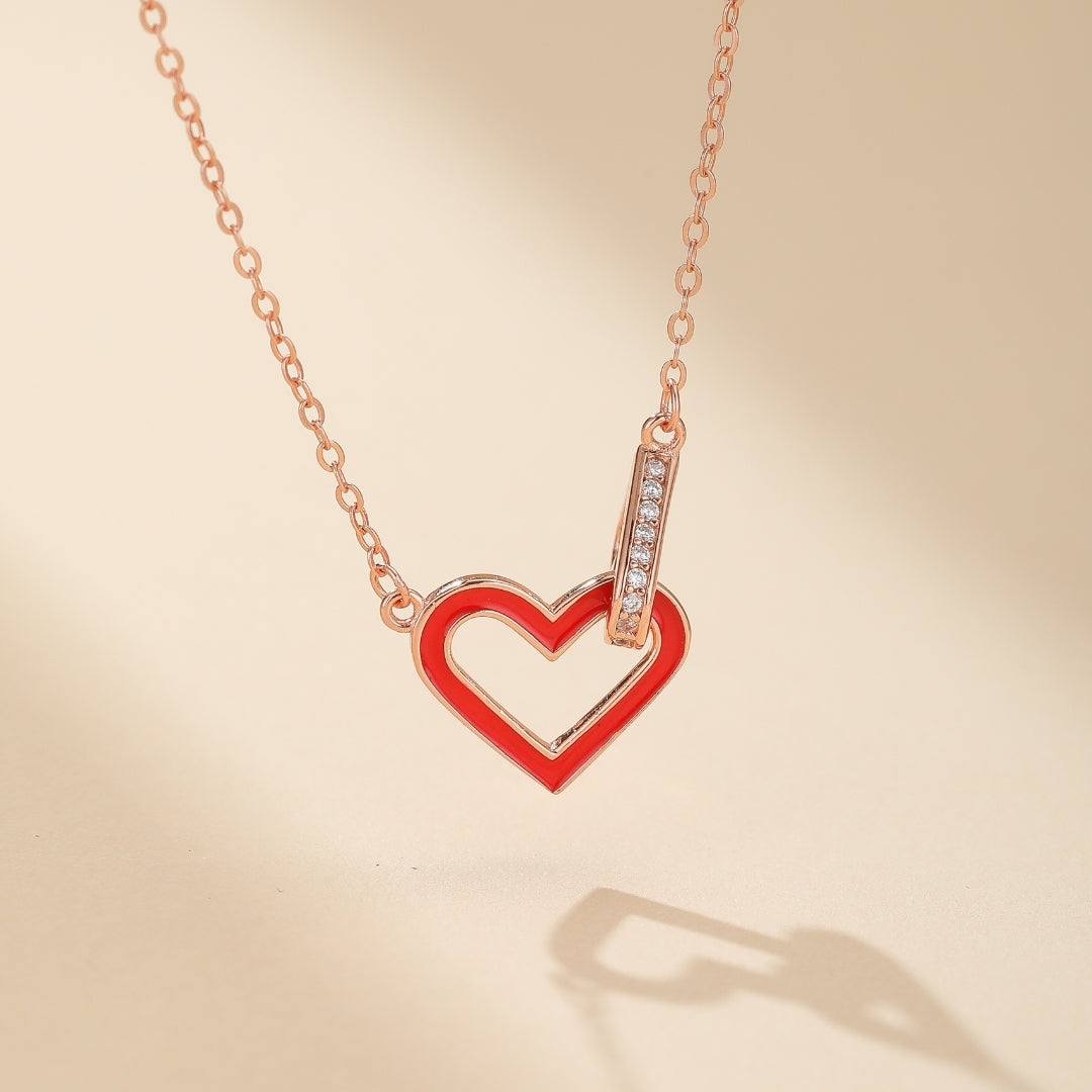 Infinity Heart Necklace – Eternal Love, Sterling Silver 925