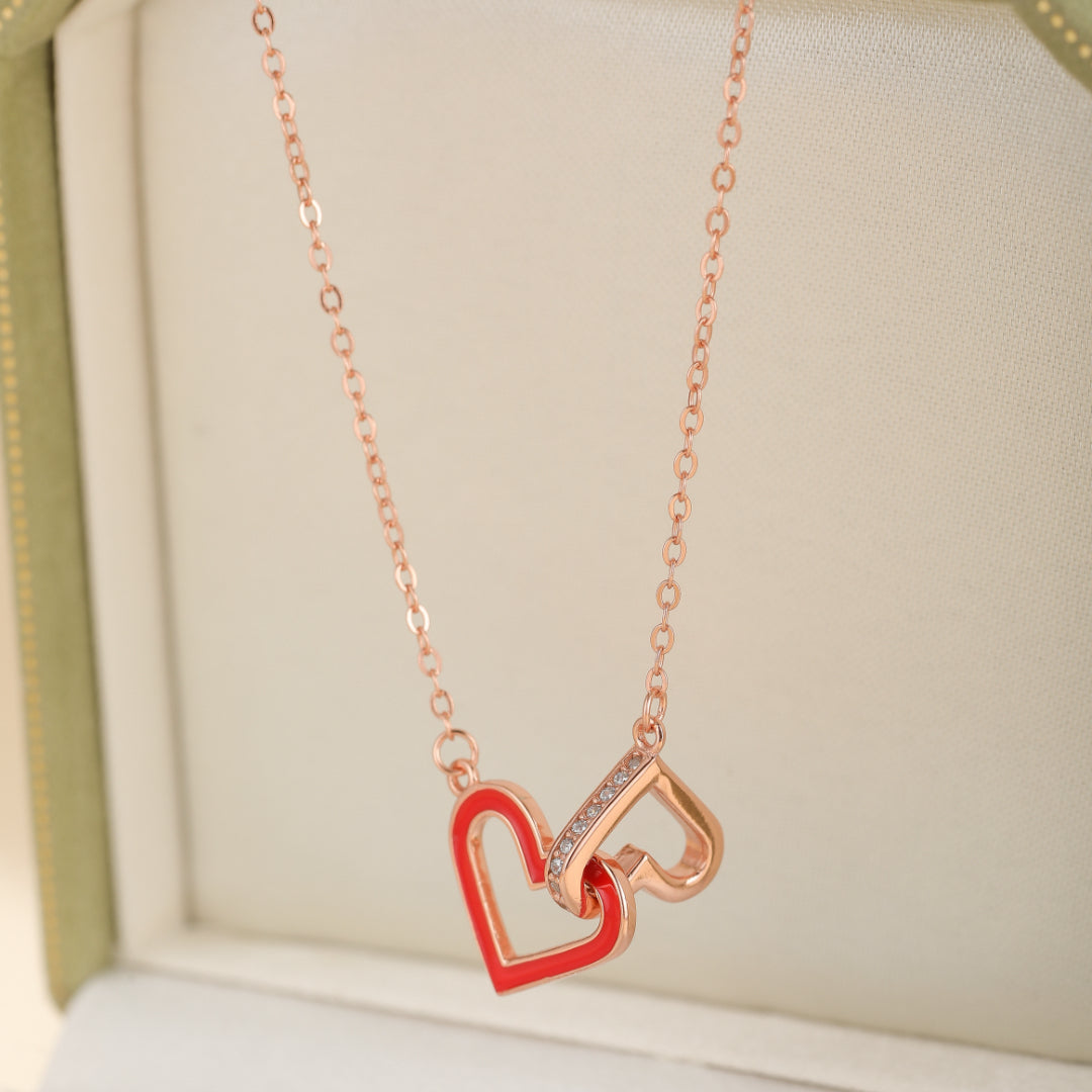 Collier Cœur Infini – Amour Éternel, Argent 925