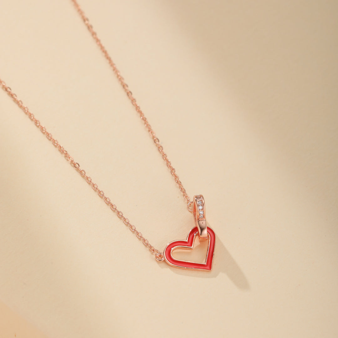 Collier Cœur Infini – Amour Éternel, Argent 925