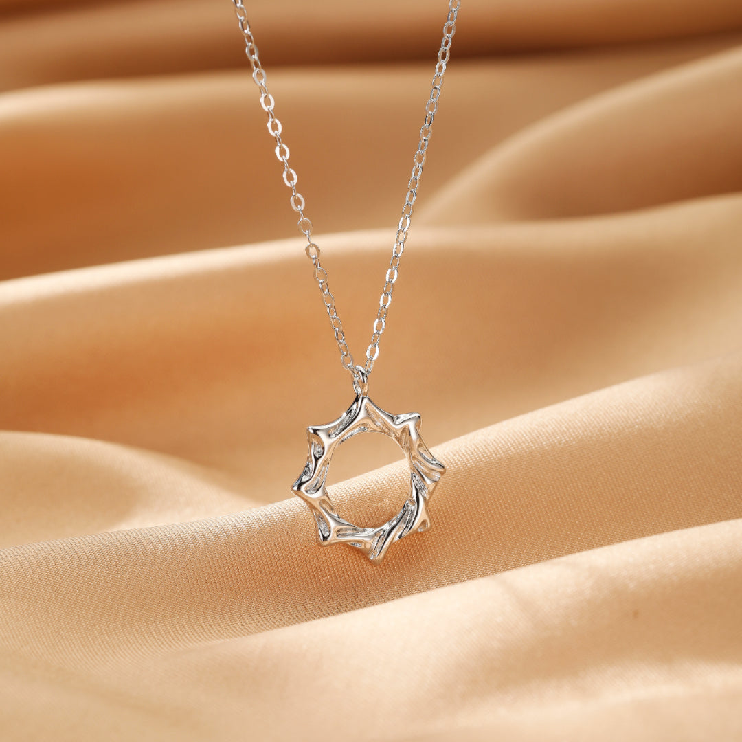 Collier Couple – Soleil et Lune Éternels, Argent