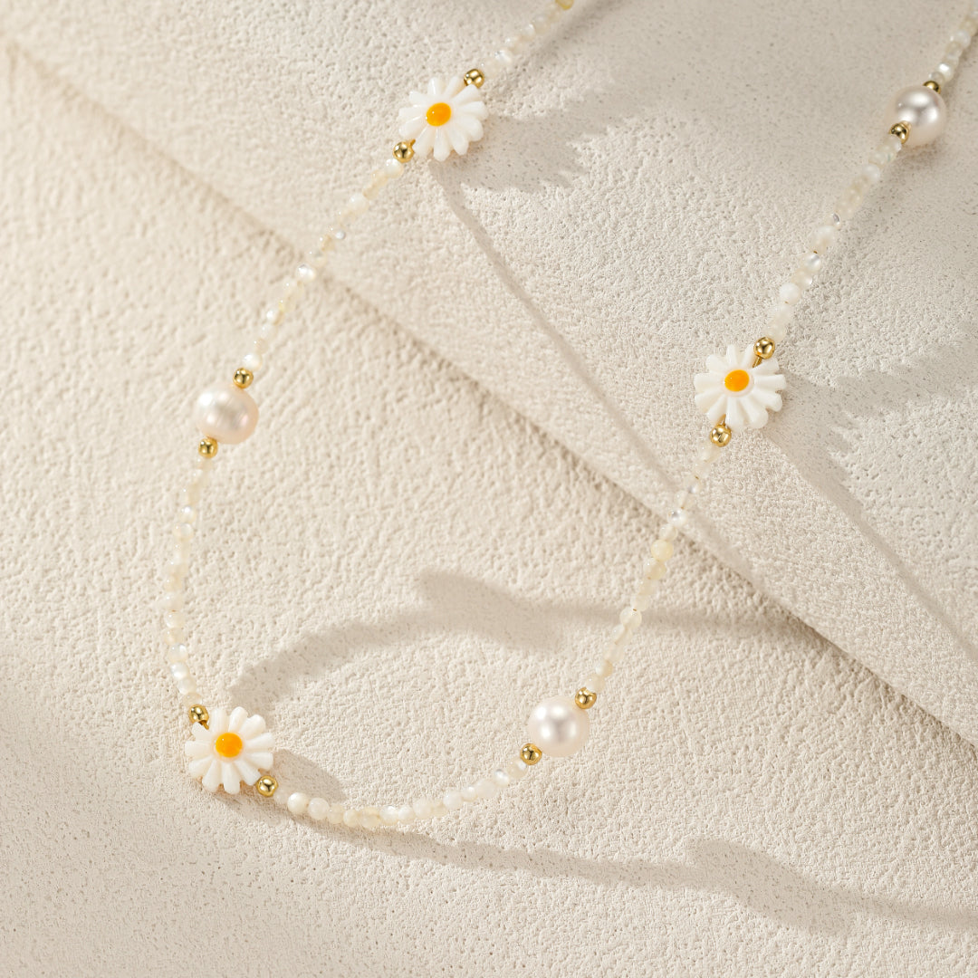 Children's Necklace Pearl – Joyful Daisy