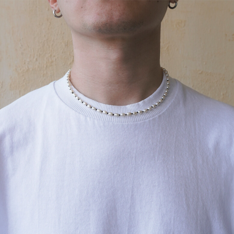 Men's Necklace Pearl – Subtle Radiance