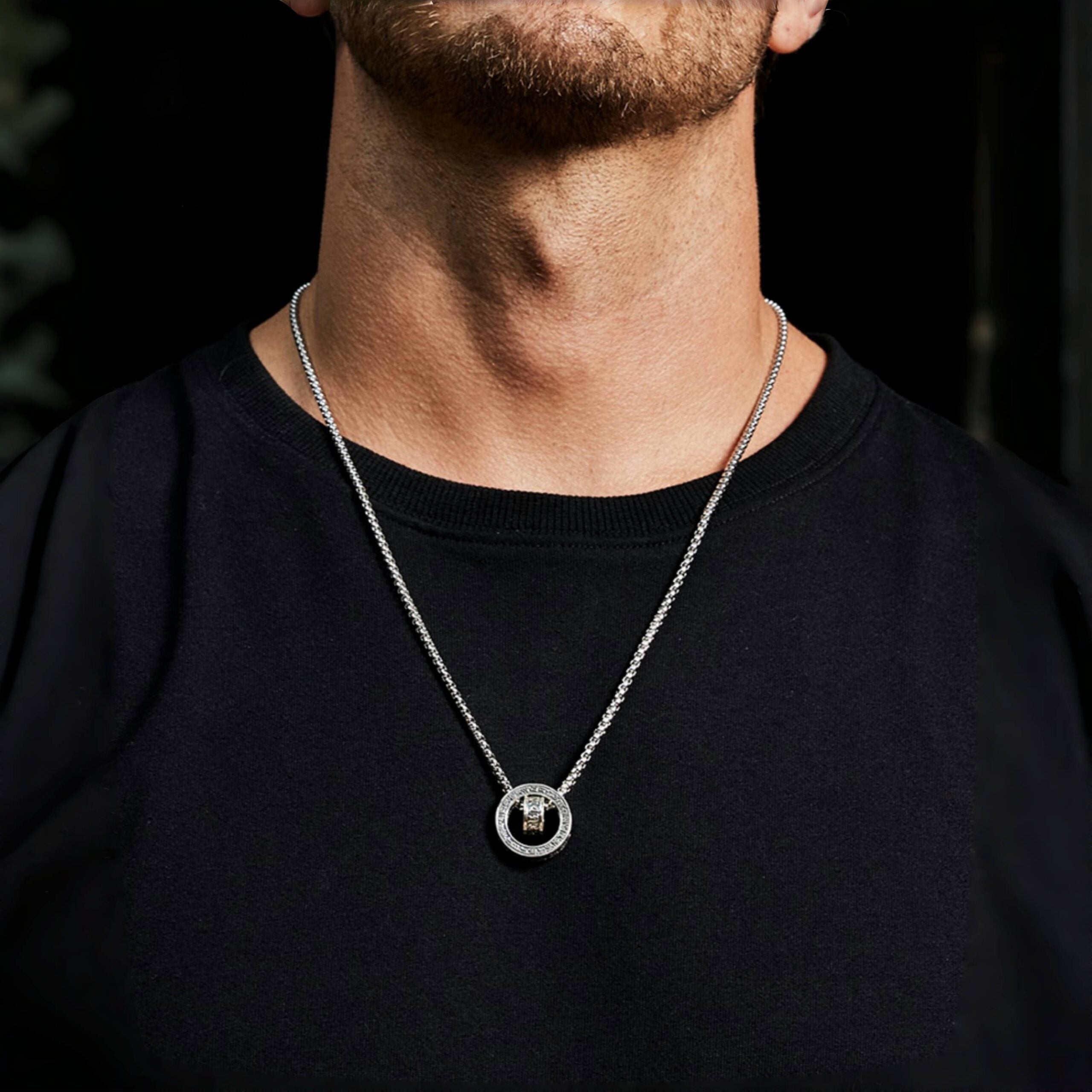 Collier Homme Six Mantras – Éclat Divin