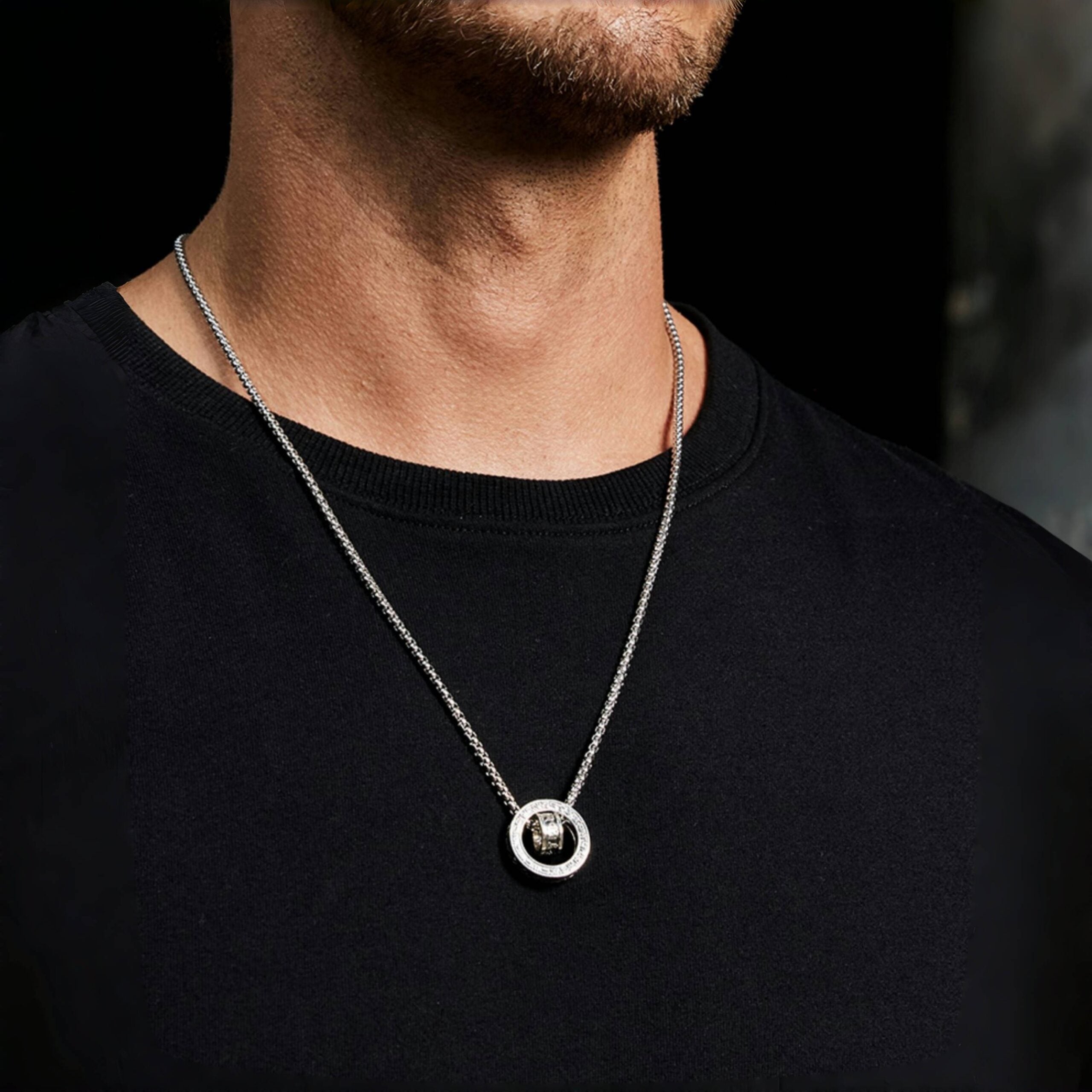 Collier Homme Six Mantras – Éclat Divin