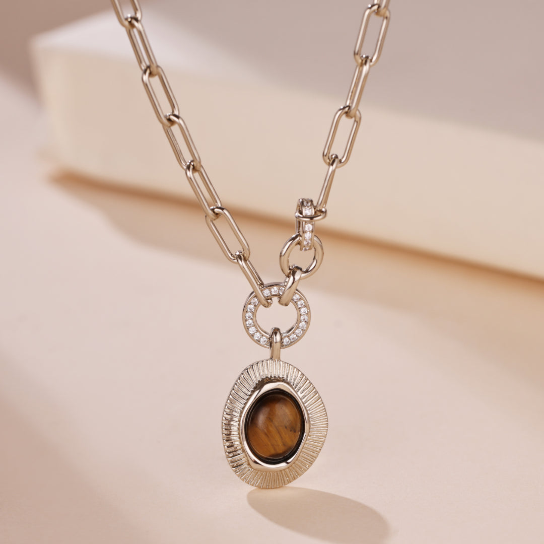 Tiger's Eye Necklace – Natural Harmony