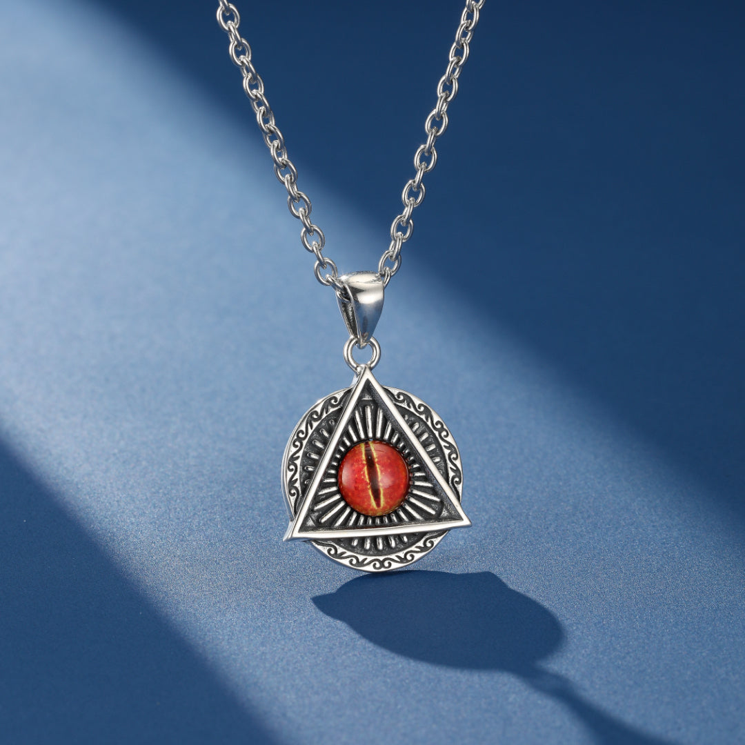 Eye of Horus Necklace – Mystic Guardian, Sterling Silver 925